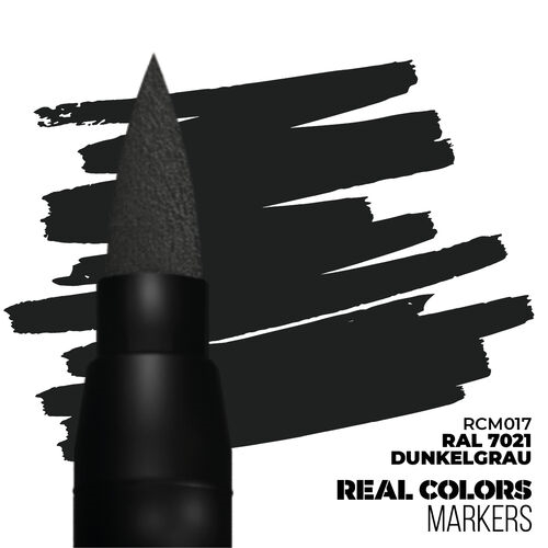 AK-RCM017 Patiniermarker, Dunkelgrau, RAL 7021